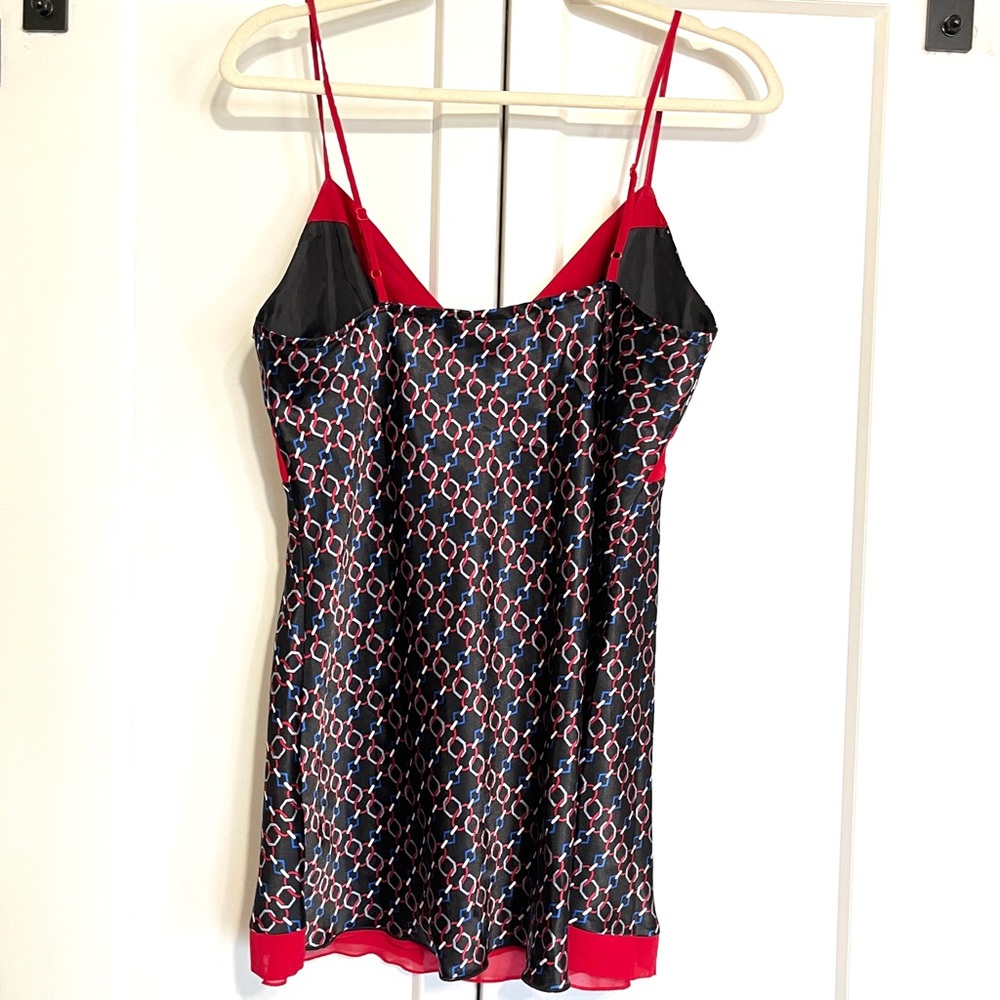 Bisou Bisou Black & Red Bustier Camisole – Vintage Y2K Bombshell Style - Picture 8 of 11